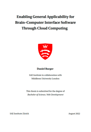 Enabling General Applicability for Brain-Computer Interface Software Through Cloud Computing